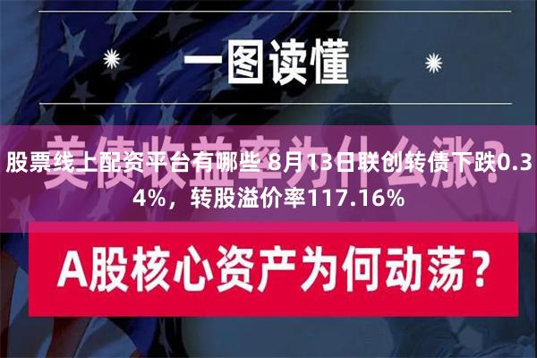 股票线上配资平台有哪些 8月13日联创转债下跌0.34%，转股溢价率117.16%